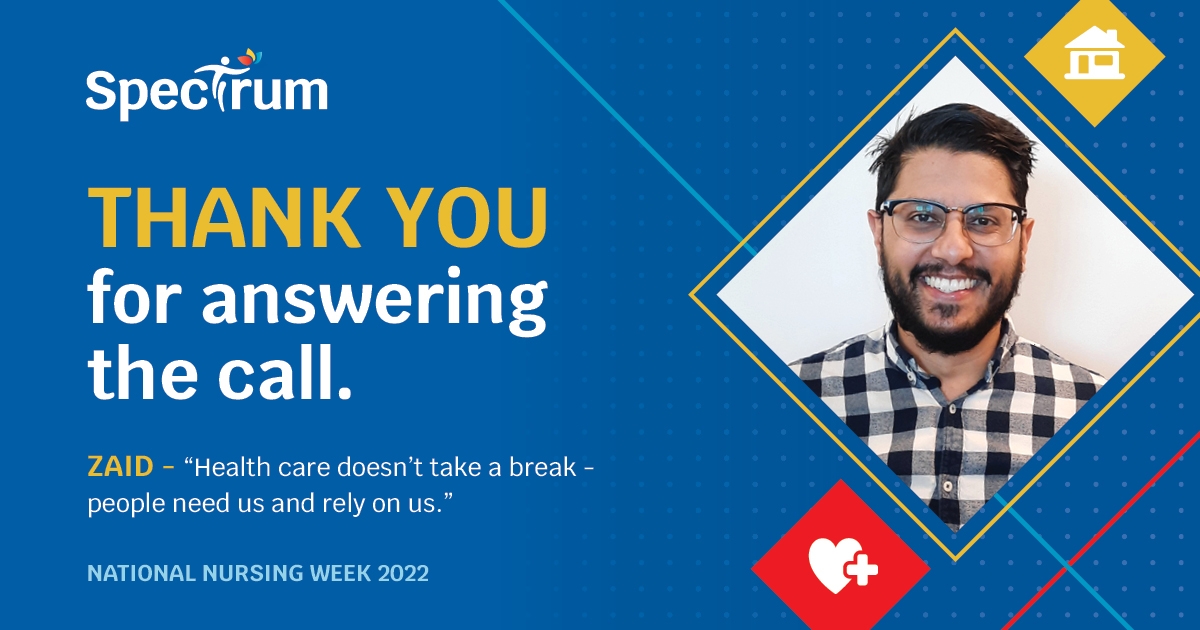 Image: National Nursing Week 2022 Nurse Profile: Zaid