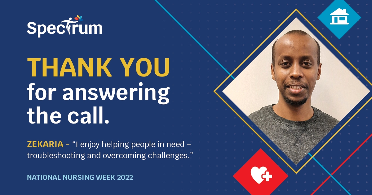 Image: National Nursing Week 2022 Nurse Profile: Zekaria