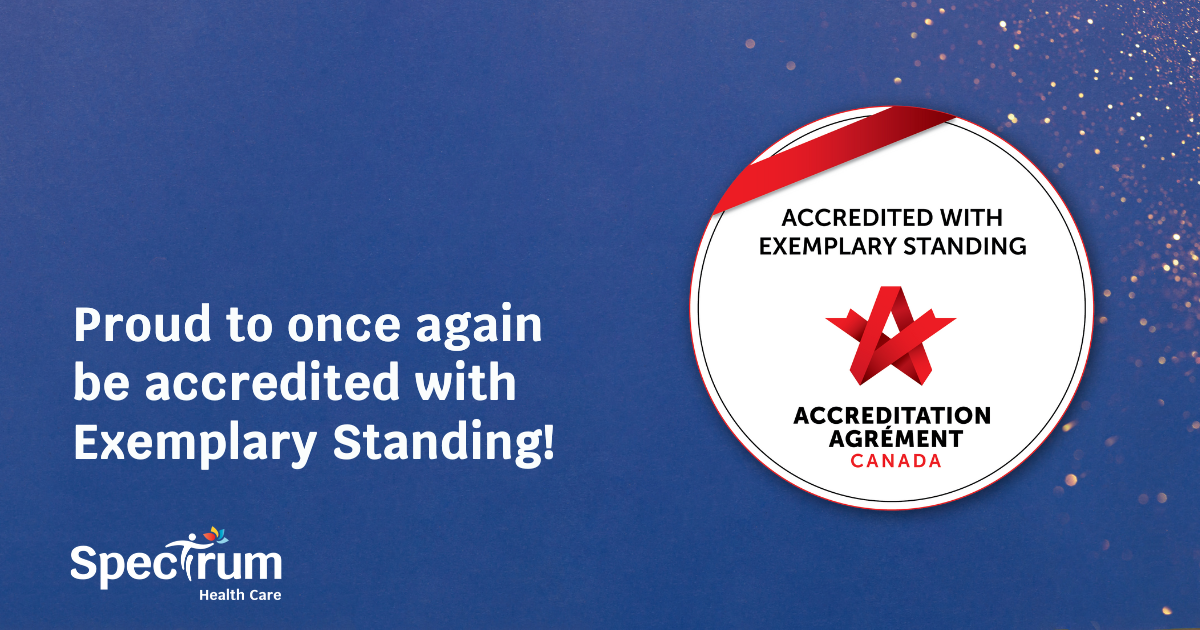 Image: Accreditation Canada has once again accredited Spectrum Health Care with Exemplary Standing