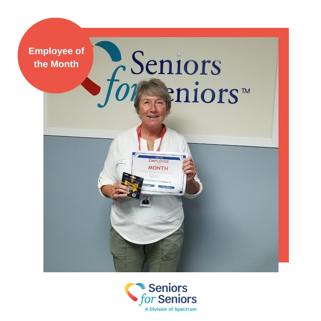 Image: Kim Taylor is our July Employee of the Month!