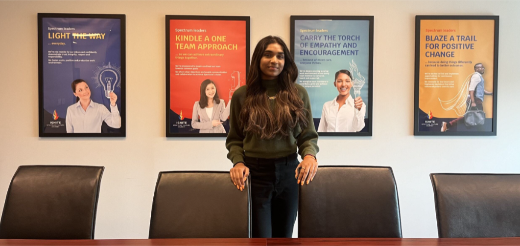 Image: Meet Mithusa! Spectrum Health Care’s Marketing Intern